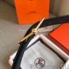 1:1 Mirror Hermes Brown Saddle 38MM Reversible Belt