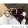 Designer Monogram Vernis Belt M6979U