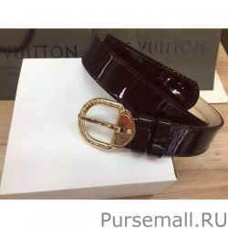 Designer Monogram Vernis Belt M6979U