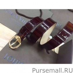 Designer Monogram Vernis Belt M6979U