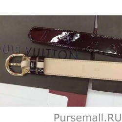 Designer Monogram Vernis Belt M6979U