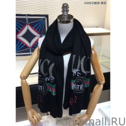 Perfect Classic GG Shawl 70 x 180 Black