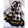 Replicas Classic GG wool Jacquard Scarf 100 x 200 Black