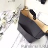 Knockoff Celine Small Sangle Seau Bag In Black Grained Leather