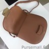 Luxury Celine Small Trotteur Bag In Brown Calfskin