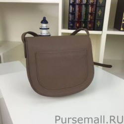 Replicas Celine Small Trotteur Bag In Khaki Grained Calfskin