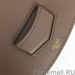 Replicas Celine Small Trotteur Bag In Khaki Grained Calfskin