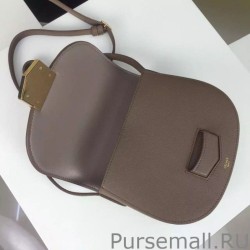 Replicas Celine Small Trotteur Bag In Khaki Grained Calfskin