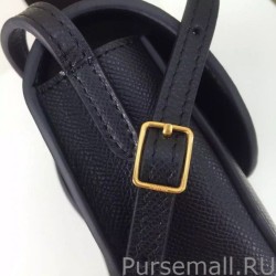 Wholesale Celine Trotteur Small Bag In Black Epsom Leather