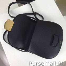 Wholesale Celine Trotteur Small Bag In Black Epsom Leather