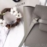 Knockoff Celine Mini Belt Tote Bag In Grey Epsom Leather