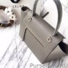 Knockoff Celine Mini Belt Tote Bag In Grey Epsom Leather