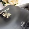 Fashion Celine Medium Classic Box Bag In Black Spazzolato Calfskin