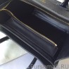 Inspired Celine Nano Luggage Bag In Black Goatskin Leather