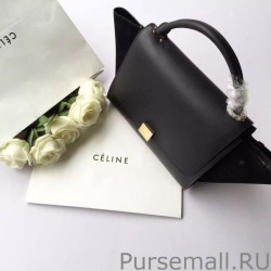 Wholesale Celine Trapeze Bag In Noir Smooth Calfskin