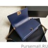 Perfect Boy Classic Flap Bag A67086 Blue Lambskin Leather