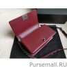 Perfect Boy Classic Flap Bag A67086 Burgundy Lambskin Leather