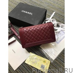 Cheap Boy Classic Flap Bag A67086 Claret