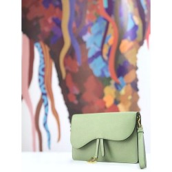 Perfect Christian Dior Saddle Woc Chain Bag M5620 Green