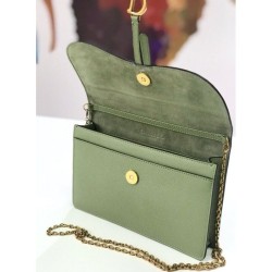 Perfect Christian Dior Saddle Woc Chain Bag M5620 Green