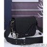 Inspired Christian Dior Mini Saddle Messenger Bag Black
