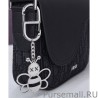 Inspired Christian Dior Mini Saddle Messenger Bag Black