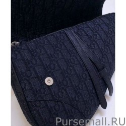 Best Christian Dior Oblique Saddle Bag Black