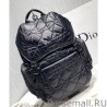 Replica Christian Dior Saddle Backpack Black