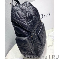 Replica Christian Dior Saddle Backpack Black