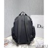 Replica Christian Dior Saddle Backpack Black