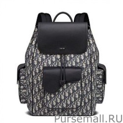 Cheap Christian Dior Saddle Backpack Dark Blue