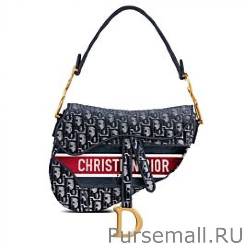 7 Star Christian Dior Saddle Bag Dark Blue