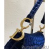 AAA+ Christian Dior Saddle Bag Dark Blue