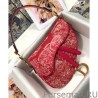 Top Christian Dior Saddle Bag Red