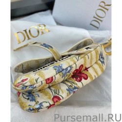 Designer Christian Dior Saddle Bag Yellow