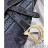 Replicas Christian Dior Saddle Camouflage Pouch Belt Blue