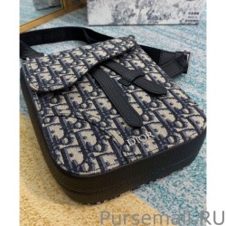 Replicas Christian Dior Saddle Pouch Dark Blue