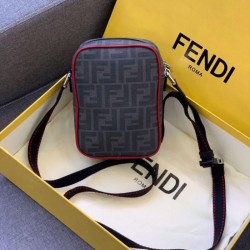 Luxury FFlogo Shoulder Bag Red