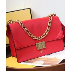 7 Star Kan U Small Leather Bag 8BT313 Red