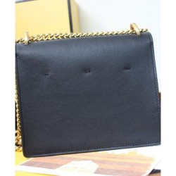 Top Quality Kan U Small Leather Mini-bag 8BT312 Black