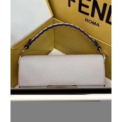 Designer Mini Baguette Roma Amor leather bag 8BS017 Cream