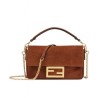 Knockoff Mini Baguette Suede Bag 8BS017 Coffee