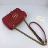 Inspired GG Marmont Mini matelasse Bag 446744 Red