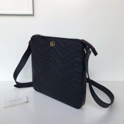 Replicas GG Marmont Nessenger Bag 523369 Black