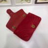 1:1 Mirror GG Marmont Velvet Shoulder Bag 443497 Red