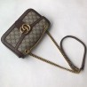 Luxury Ophidia GG Marmont Matelasse Mini Bag 443497 Coffee