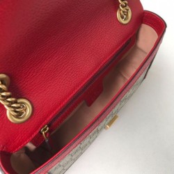 Fashion Ophidia GG Marmont Matelasse Mini Bag 443497 Red