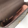 High Ophidia GG Marmont Small Top Handle Bag 498110 Coffee