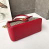 7 Star Ophidia GG Marmont Small Top Handle Bag 498110 Red