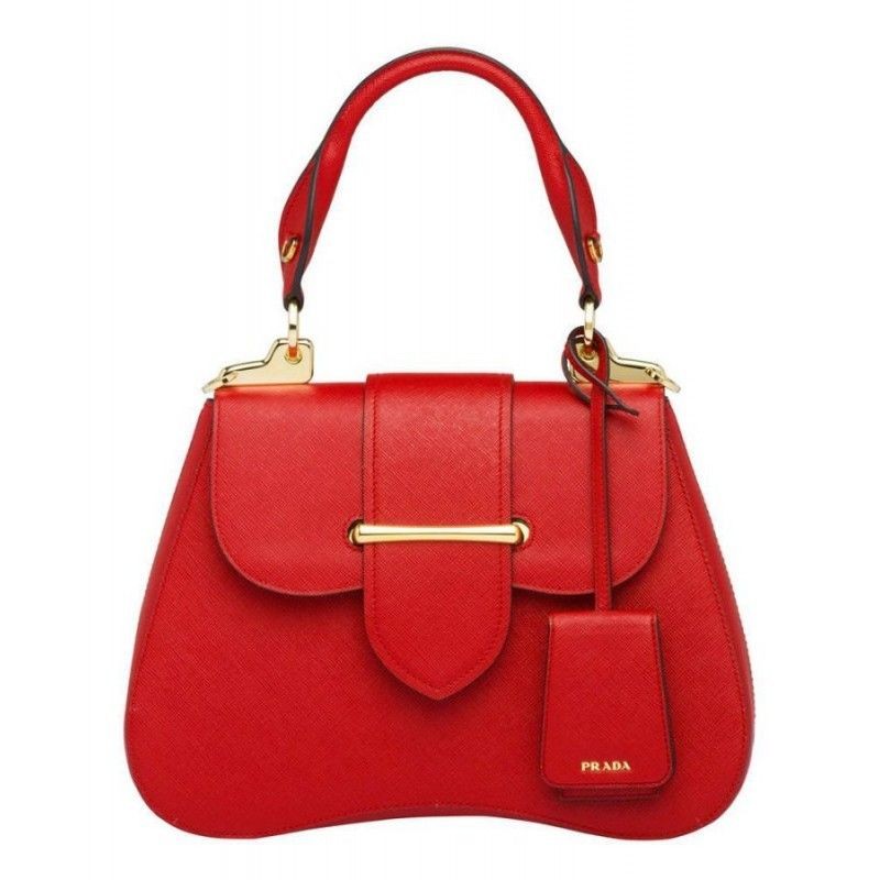 Inspired Prada Sidonie Large Saffiano Bag 1BN002 Red